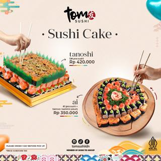 The Ultimate Sushi Cake Experience from Tom Sushi