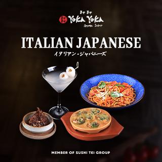 New Seasonal Menu Italian Japanese - Yoka Yoka